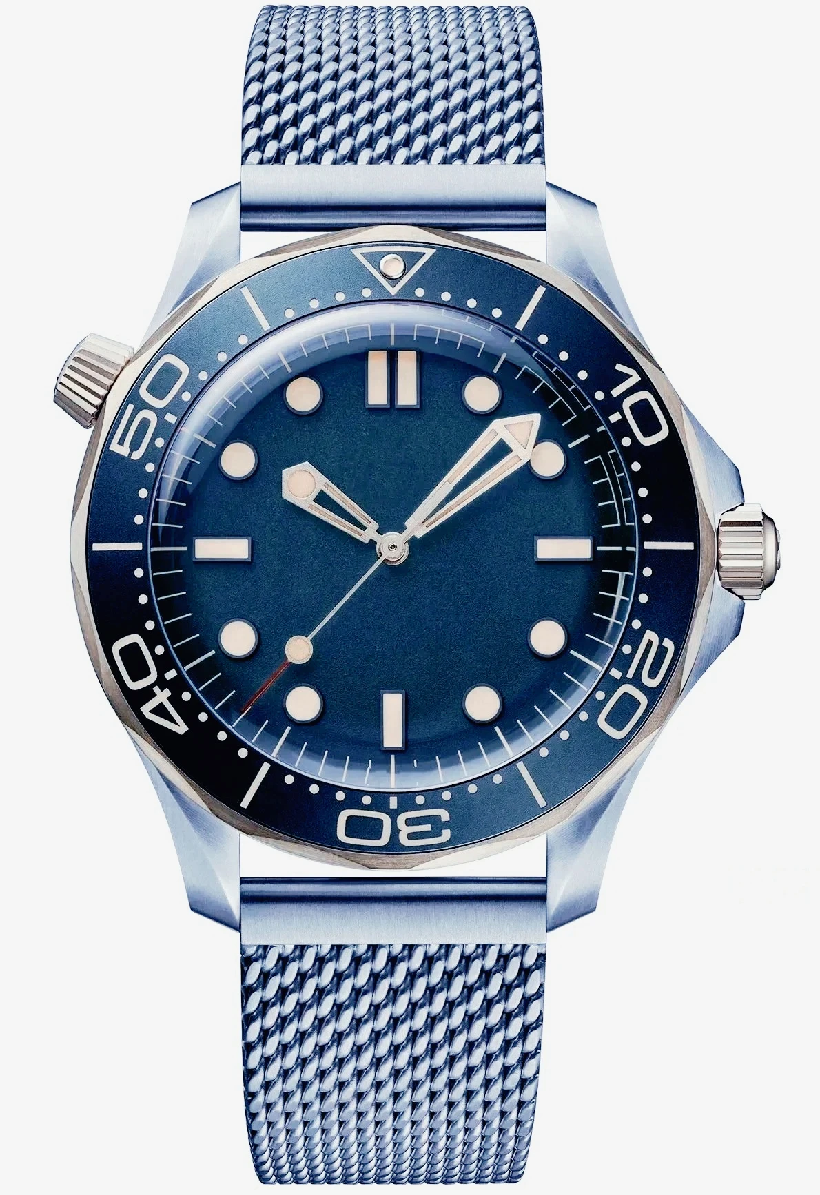 Jam tangan mekanik otomatis kasual pria 42MM mewah 007 dengan bezel keramik cetakan sempurna berkualitas tinggi 2026