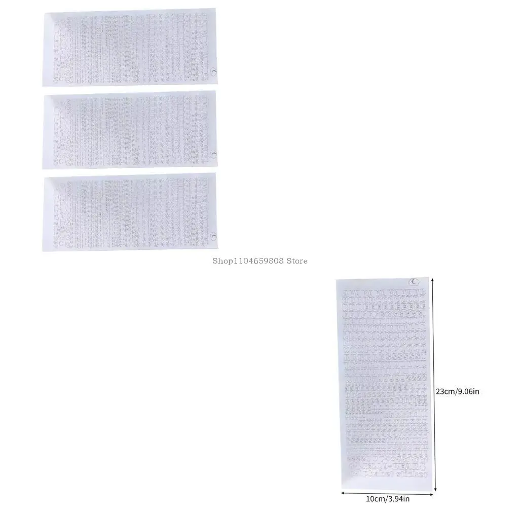 

3 Sheets Korean Sticker Decorative Sticker Journal Sticker Letter Sticker
