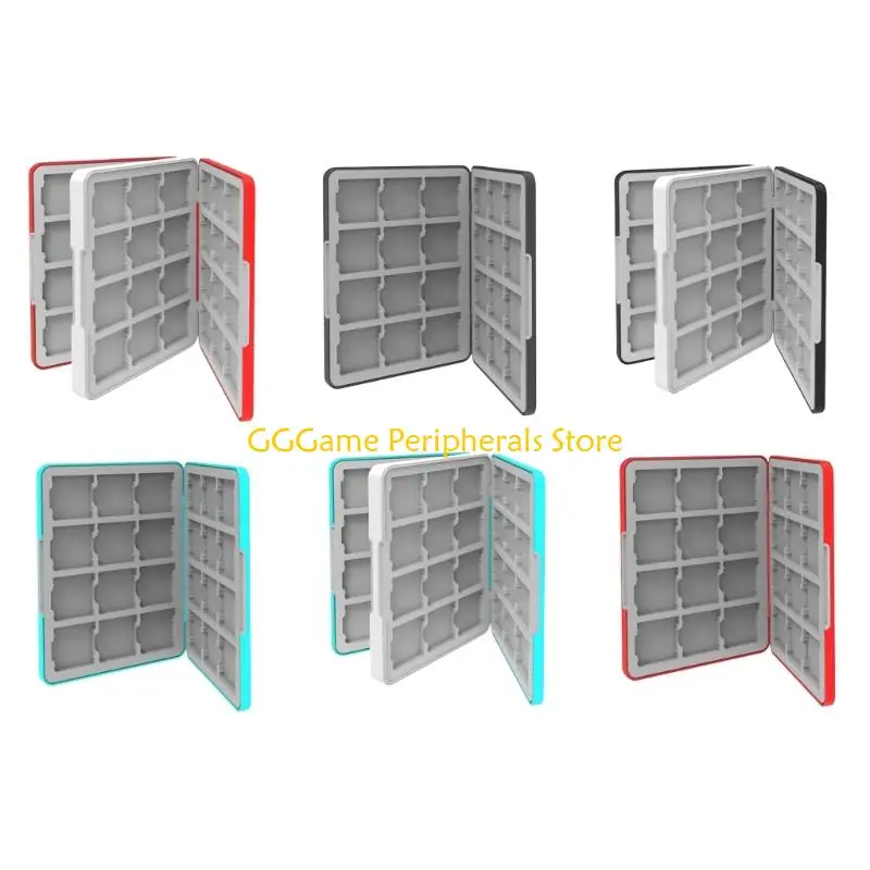 U55B Game Card Carry Case with Soft Inner Tray, Hard Shell Frame and Cover for Daily Collection Storage