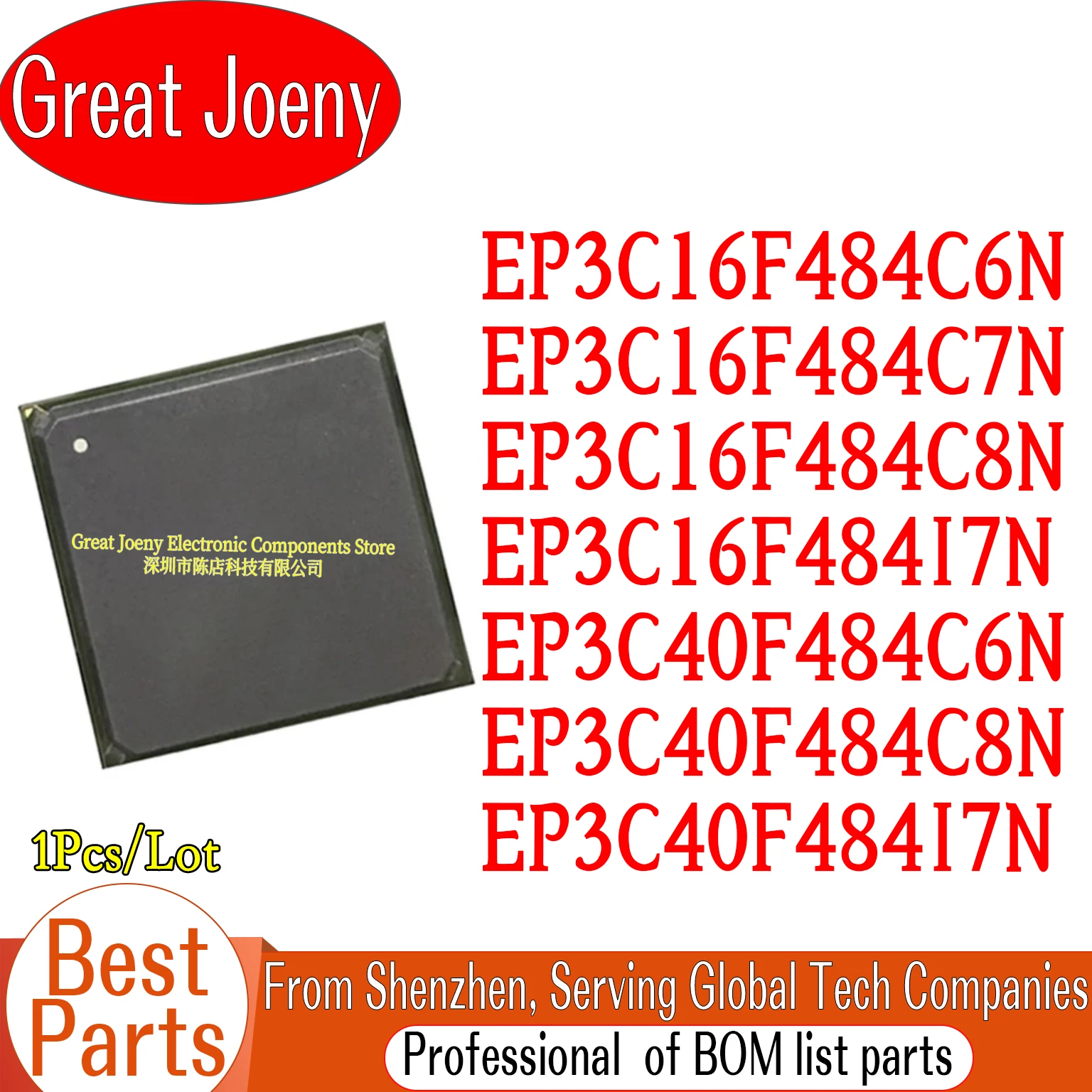 EP3C16F484C6N EP3C16F484C7N EP3C16F484C8N EP3C16F484I7N EP3C40F484C6N EP3C40F484C8N EP3C40F484I7N