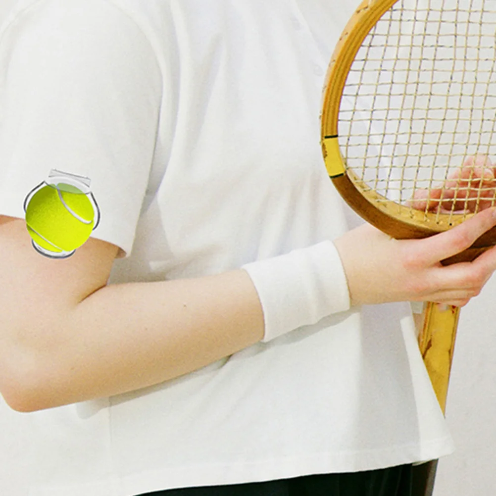 

2 Pcs Transparent Tennis Clip Balls Game Basket for Clip-on Waistband Holder Supplies Portable