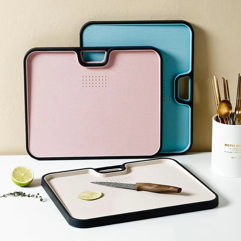 Heavy Duty Non-Slip Double-Sided Cutting Board - XL Kitchen Prep with Groove & Hole, Multipurpose (1-Pack)