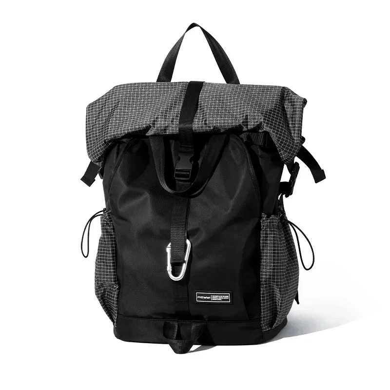 Streetwear Black Men Backpack Large Capacity School Laptop Men‘s Backpack Outdoor Travel Sport Hiking Backpacks for Men