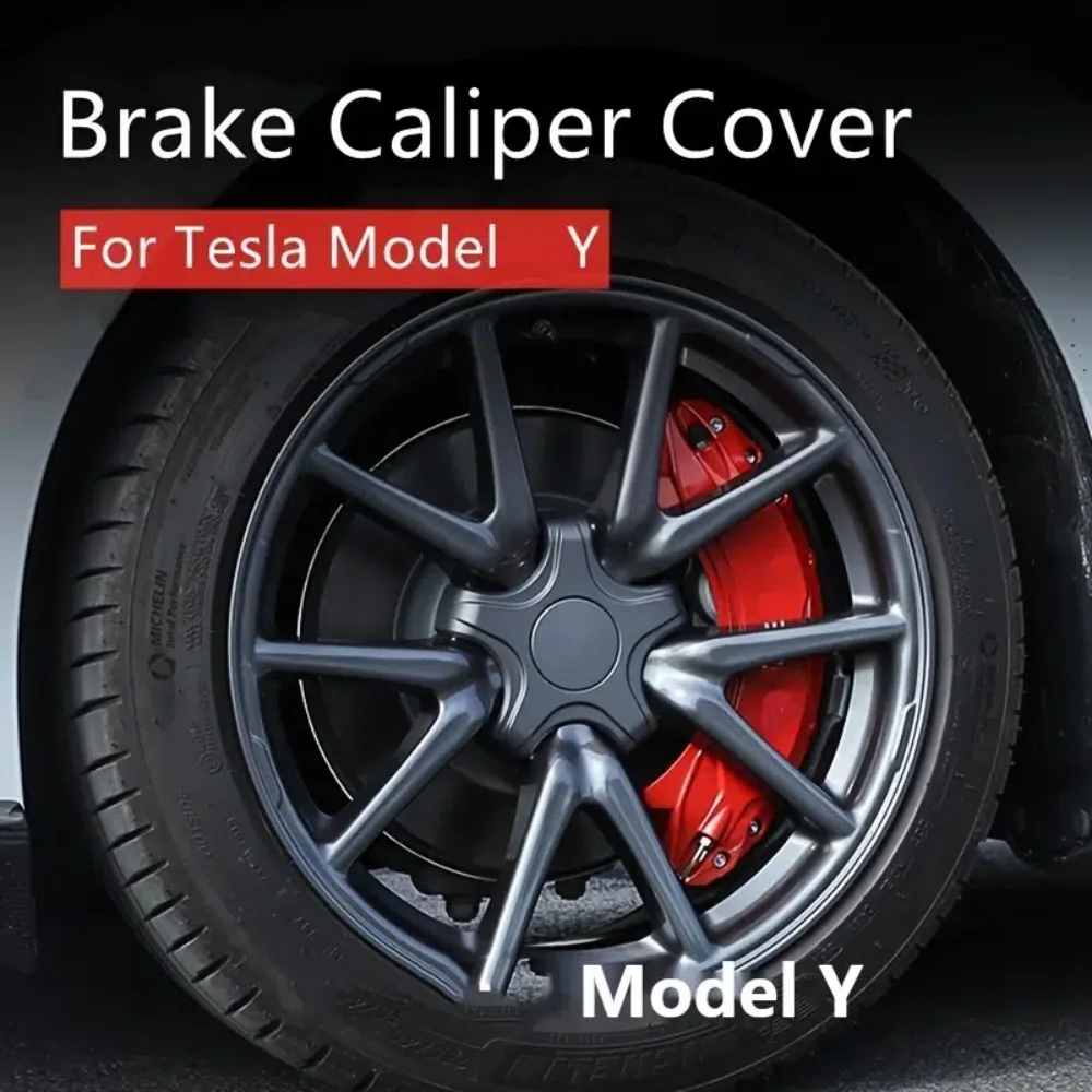 Break Caliper Cover Fit For 2020-2023 Tesla Model Y Accessories Wheel Size 19