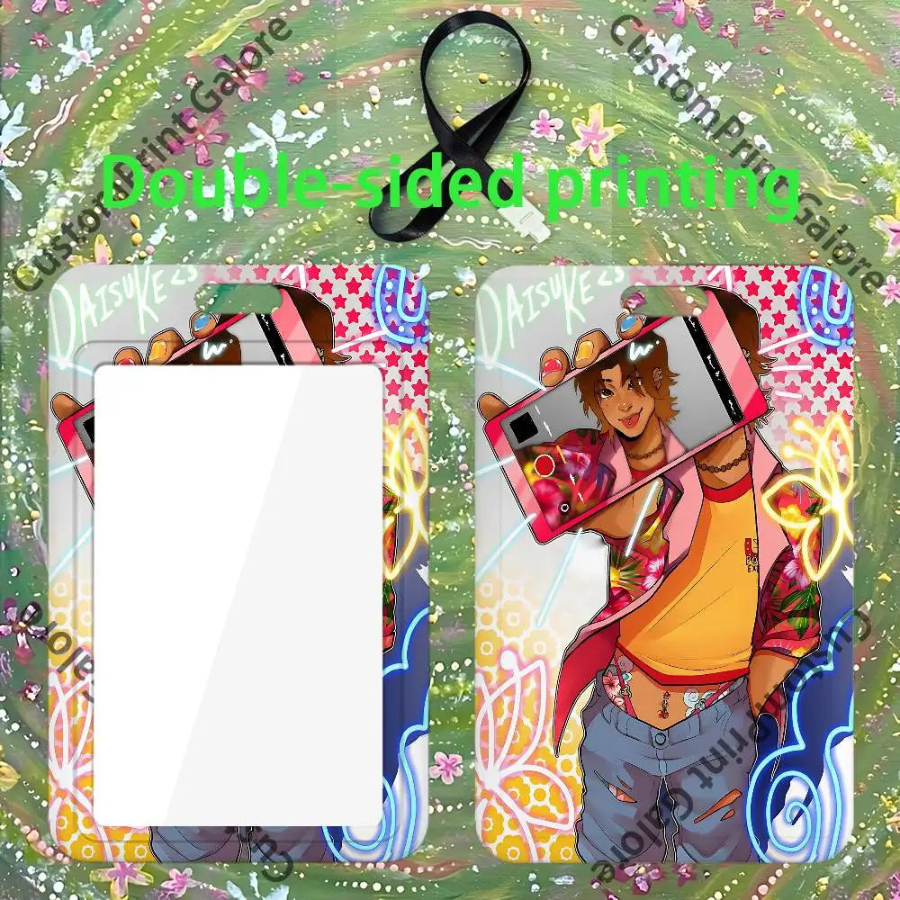 Daisuke M-Mouthwashing Transparent PVC  ID Card Sleeve Badge Dustproof Case For Staff School Student Work Card view 6