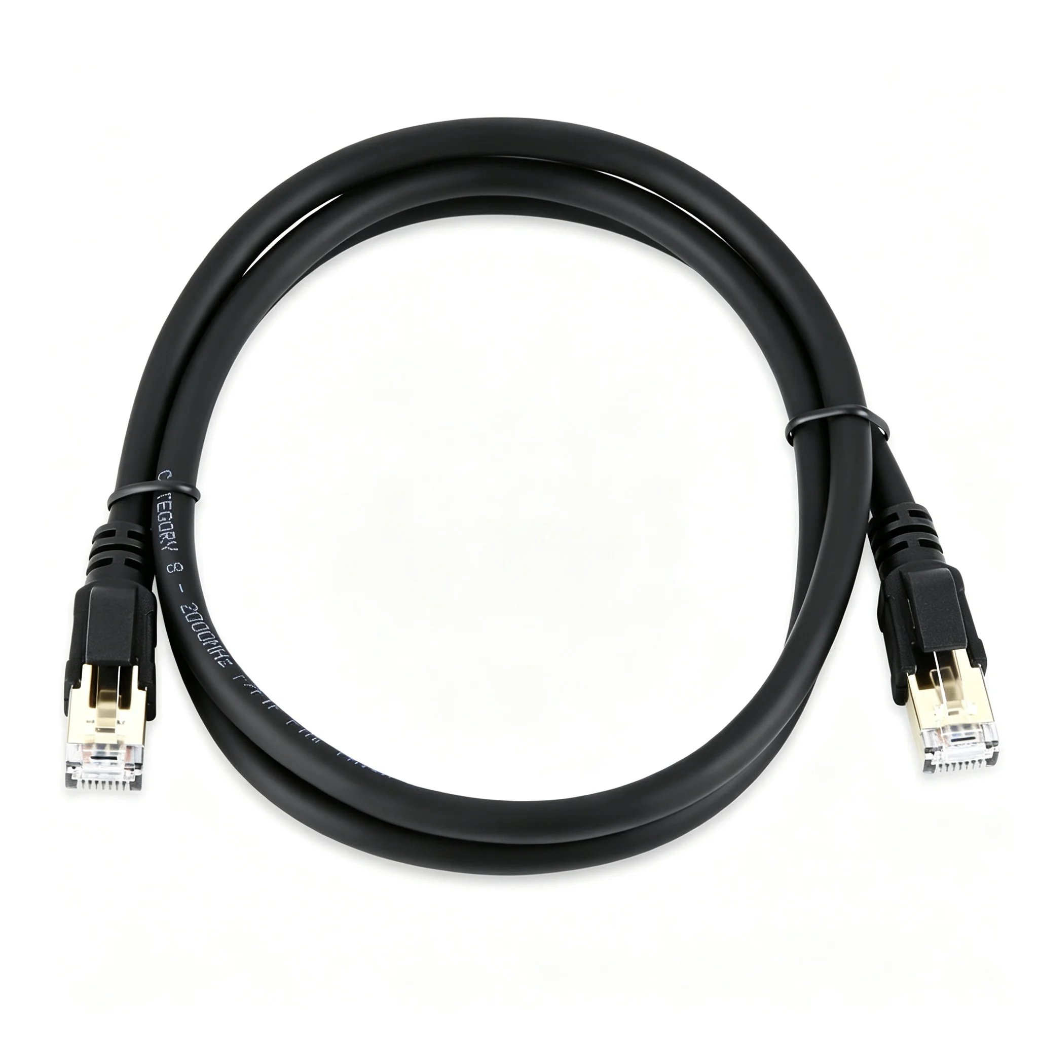 Cat8 40G 2000MHz RJ45 Network Patch Cable, Shielded High Speed Ethernet Cord for Data Center Gaming