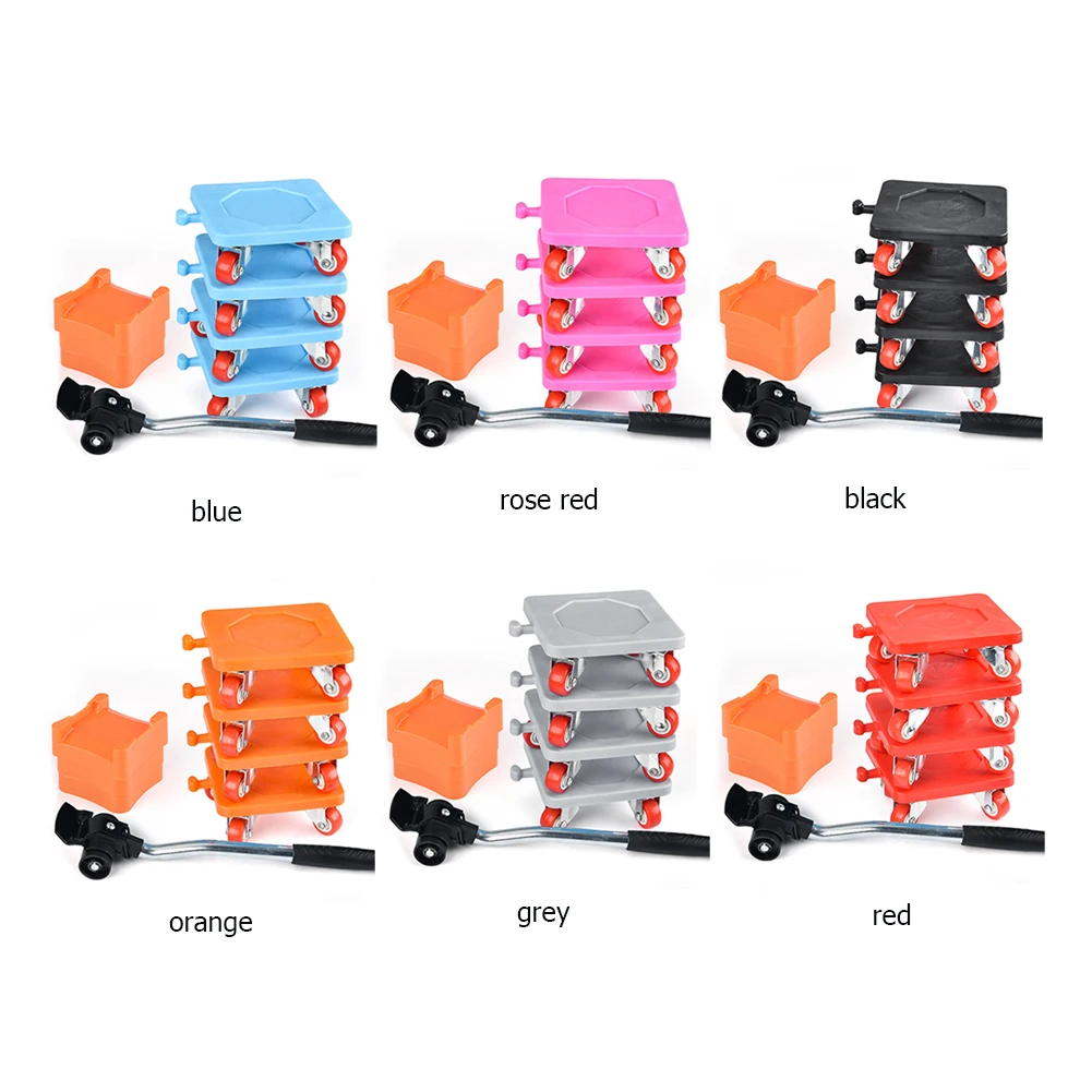 

Roller Bar Furniture Mover Tool Transport Furniture Transport Lifter Tool Set Bar Roller Device Moving Tools Set