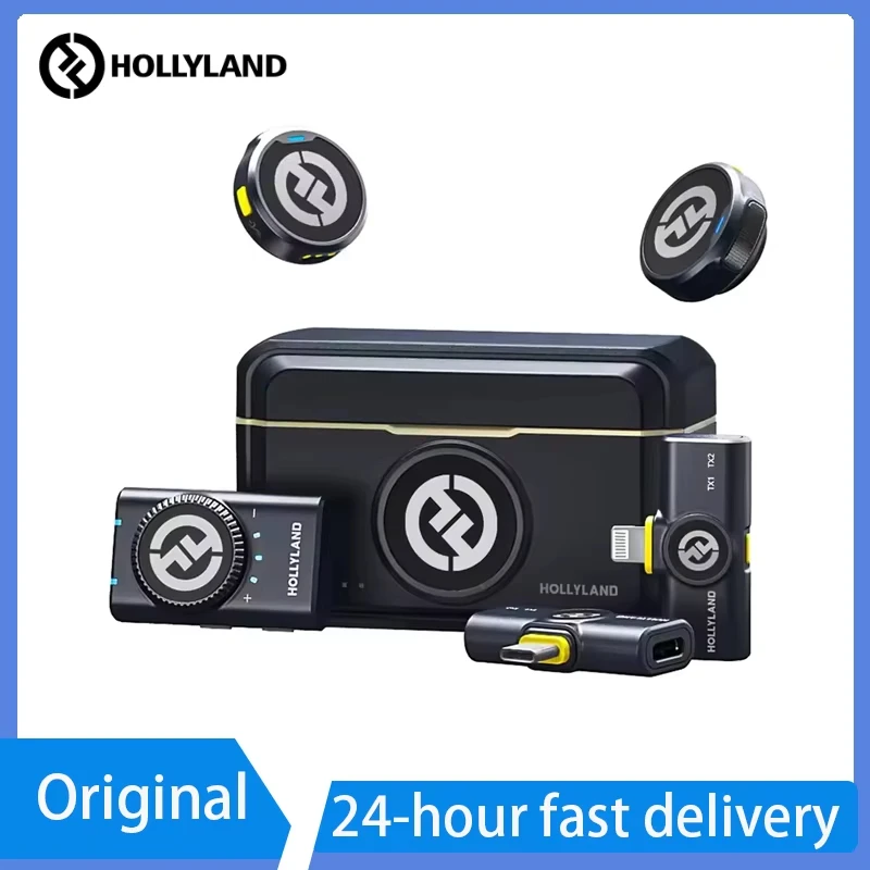 Lark M2 Wireless Lavalier Microphone 48KHz 24Bit 300m Range 10H Worktime Wireless Microphone for Photography Vlog Live