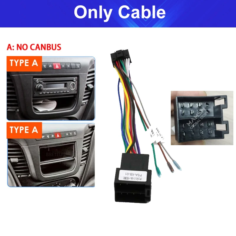 Car Radio Harness Adapter 16 Pin CAN Bus Adapter For Iveco Daily 2014-2022 Connector Car Android Cable And Canbus