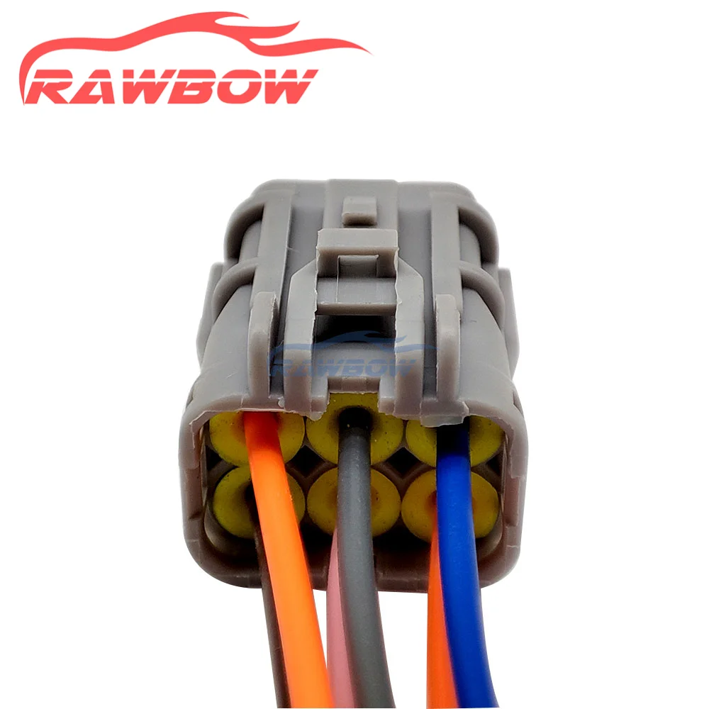1/5/10 PCS สําหรับ 6 WAY การใช้ปั๊มหน้าแปลน Harness Connector Plug สําหรับ Hyundai Tucson Kia Sportage Sorento 2.5 CRDI 2002- 20090090 -636