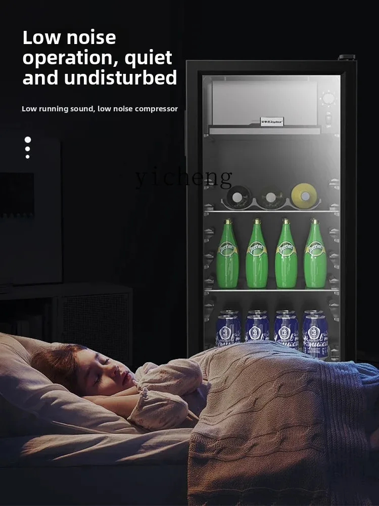 BB خزانة الشاي المنزلية الصغيرة المبردة غرفة المعيشة والمطبخ المشروبات خزانة مشروبات مكتب الثلاجة التجارية الجليد بار