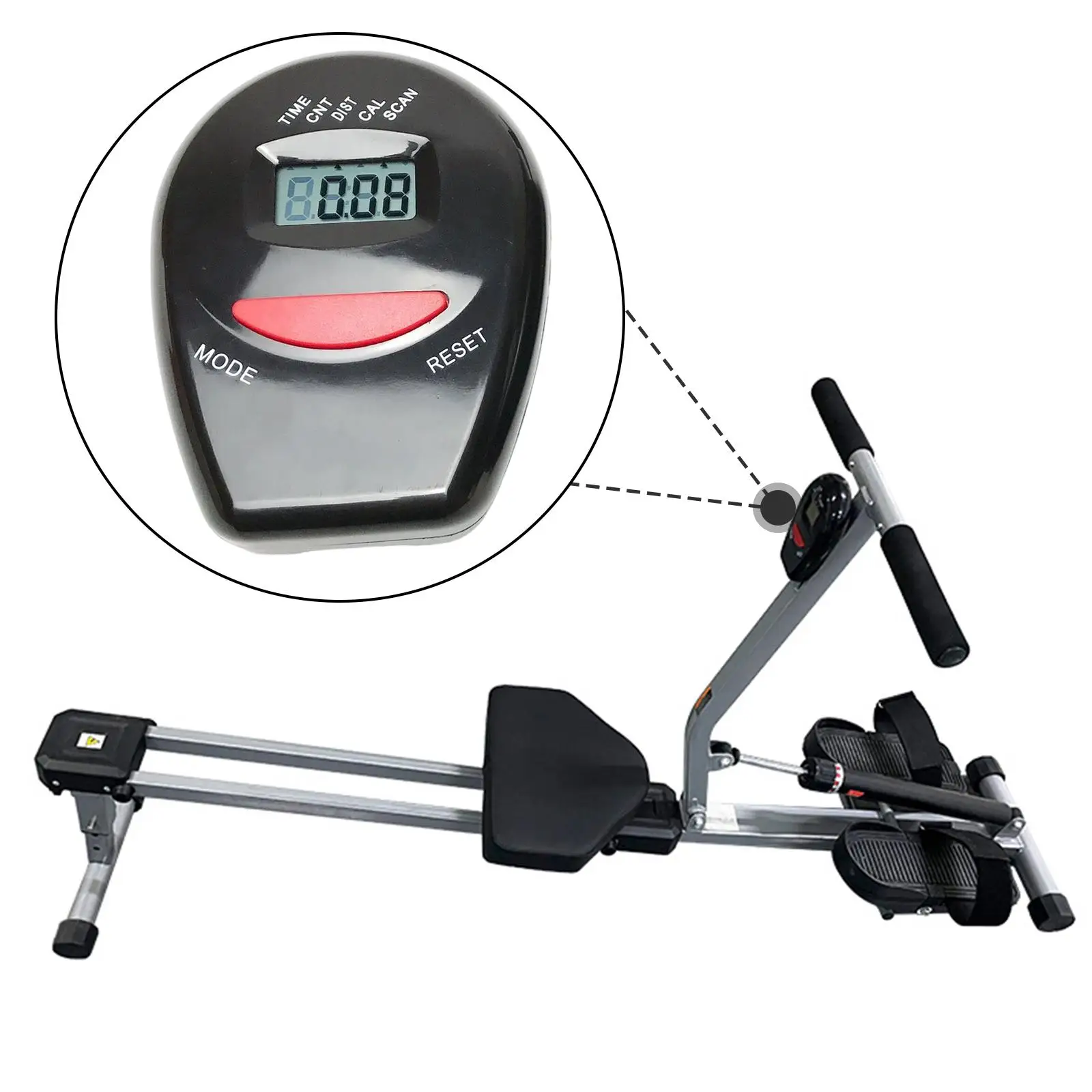 Cycling Computer Compact High Performance LCD Display Exercise Monitor Accessory for Rowing Steppers