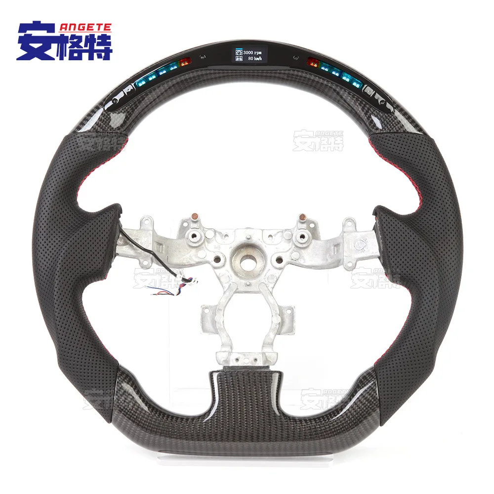 

Applicable to:Suitable for Nissan GRT intelligent LED carbon fiber punched leather car modified steering wheel assembly