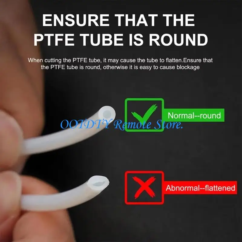 4 Way PTFE Filament Adapter For Lab P1 3D Printers Easy Installation 4 In 1 PTFE Filament Tube Adapter