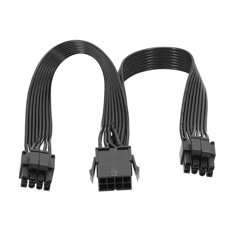 Adaptador convertidor CPU 8 pines 2 CPU 8 pines, compatible con placa base ordenador, CPU 8+8/8+4, divisor 8