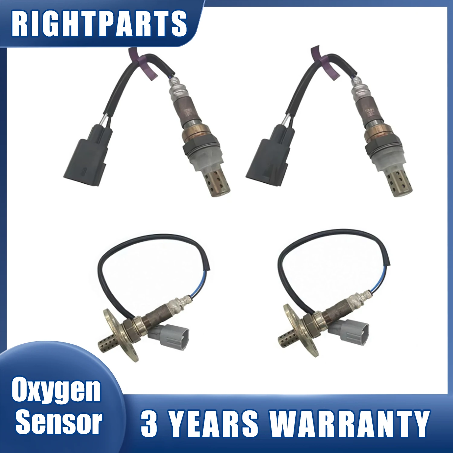 

4PCS Front & Rear Lambda O2 Oxygen sensor 89465-60150 89465-69175 For Toyota Land Cruiser 100 Lexus LX470 4.7L 2002-2007 2UZFE
