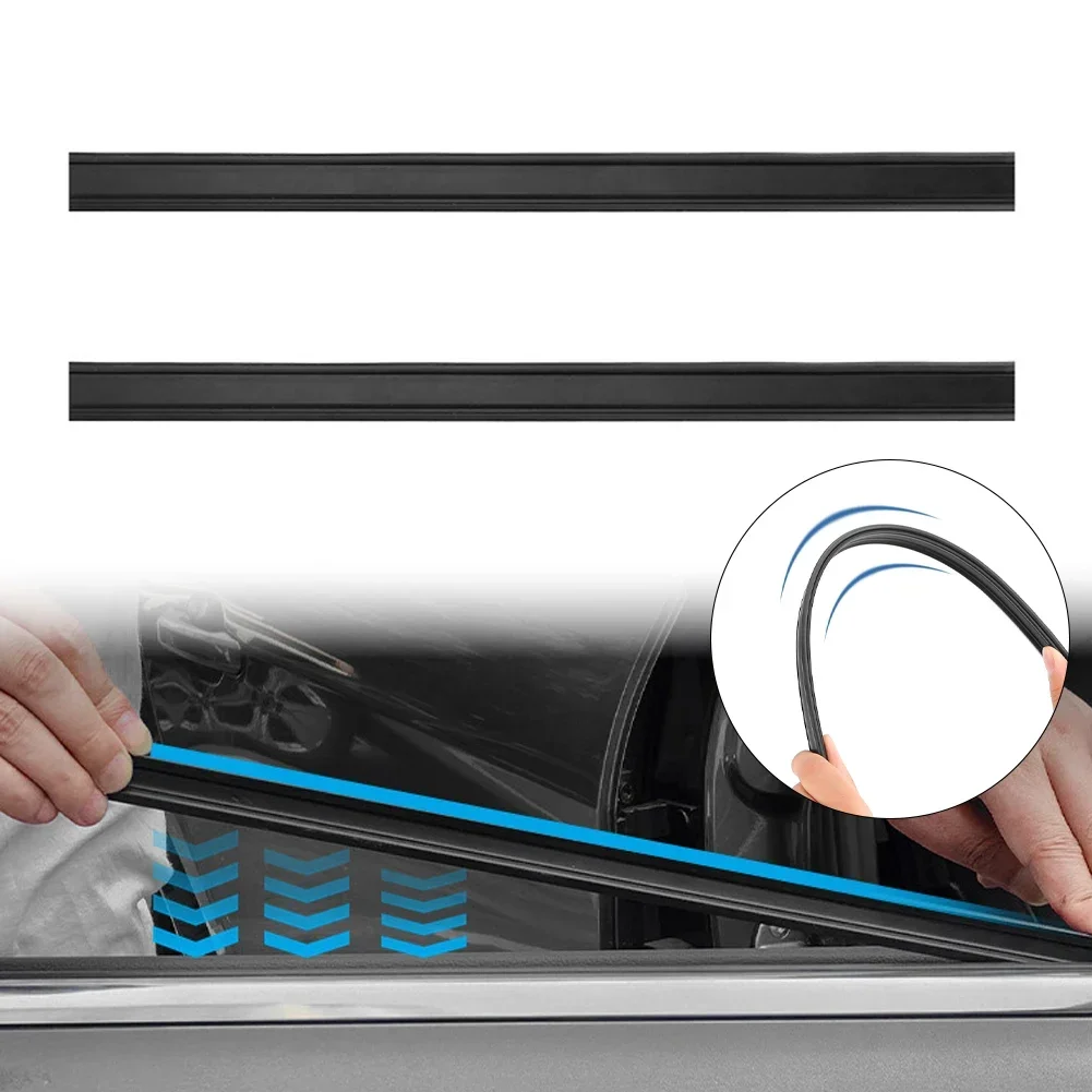 1/2 قطعة نافذة السيارة الجانبية ممسحة نافذة تنظيف أداة اكسسوارات إزالة ضباب المياه مساحات شفرات