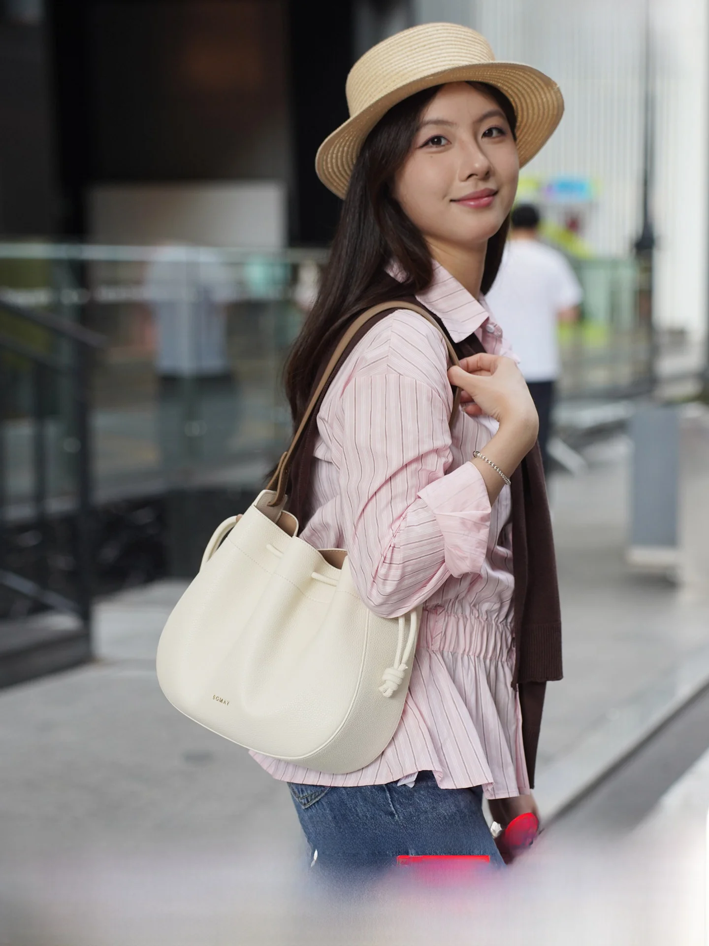 trendy-underarm-bucket-bag-women's-large-capacity-commuter-single-shoulder-crossbody-bag-summer-versatile-fashion-handbag