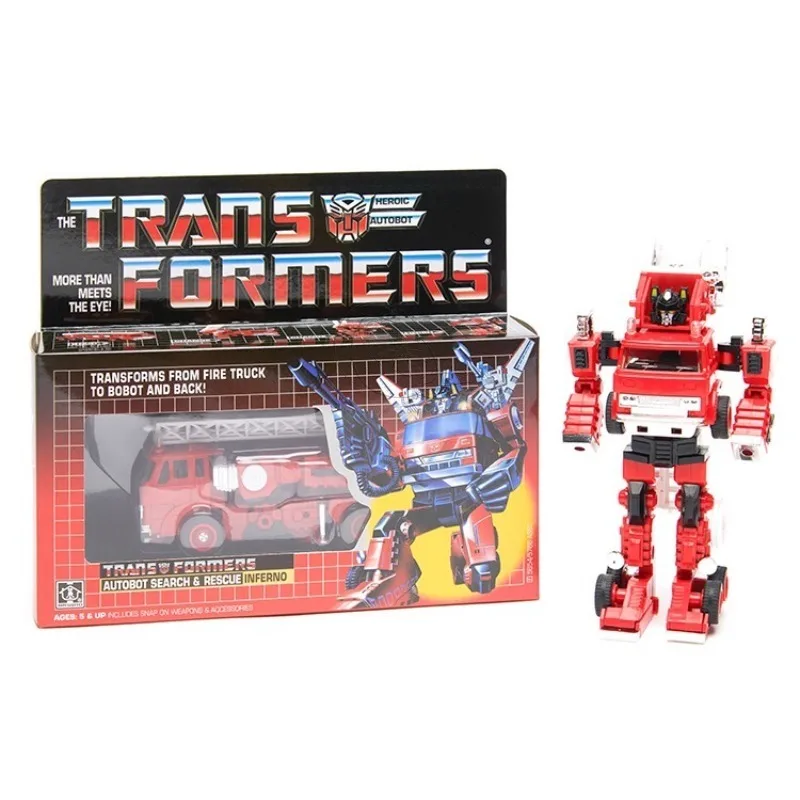 En stock Transformers juguetes versión estadounidense G1 84-86 KO Iniferno modelo Robot colección figura de acción juguete para regalo Hobby