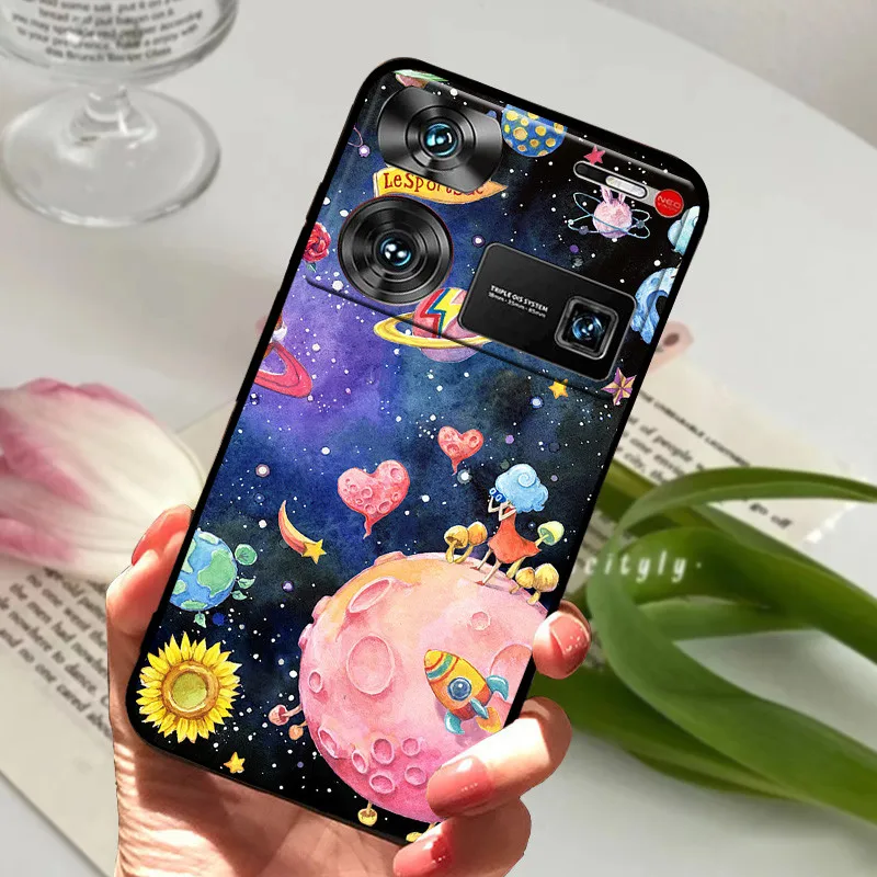 For Nubia Z60 Ultra Case Shockproof Soft TPU Silicone Phone Cover For NUBIA NubiaZ60 Z60Ultra Funda Z 60 Ultra Capa Cute Cartoon