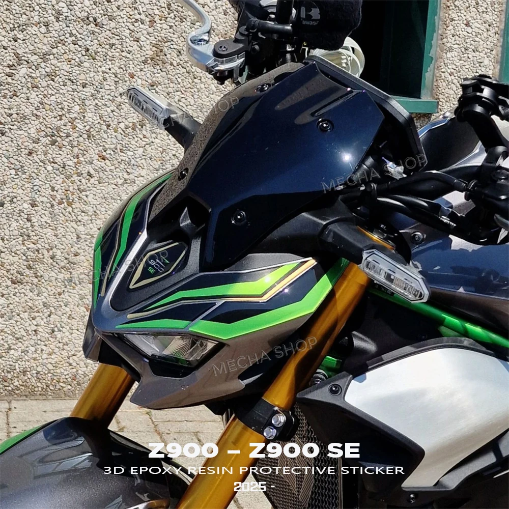 

Z 900 SE 2025 3D набор наклеек, аксессуары для мотоциклов, защита топливного бака, наклейки на бак для Z900 Z 900
