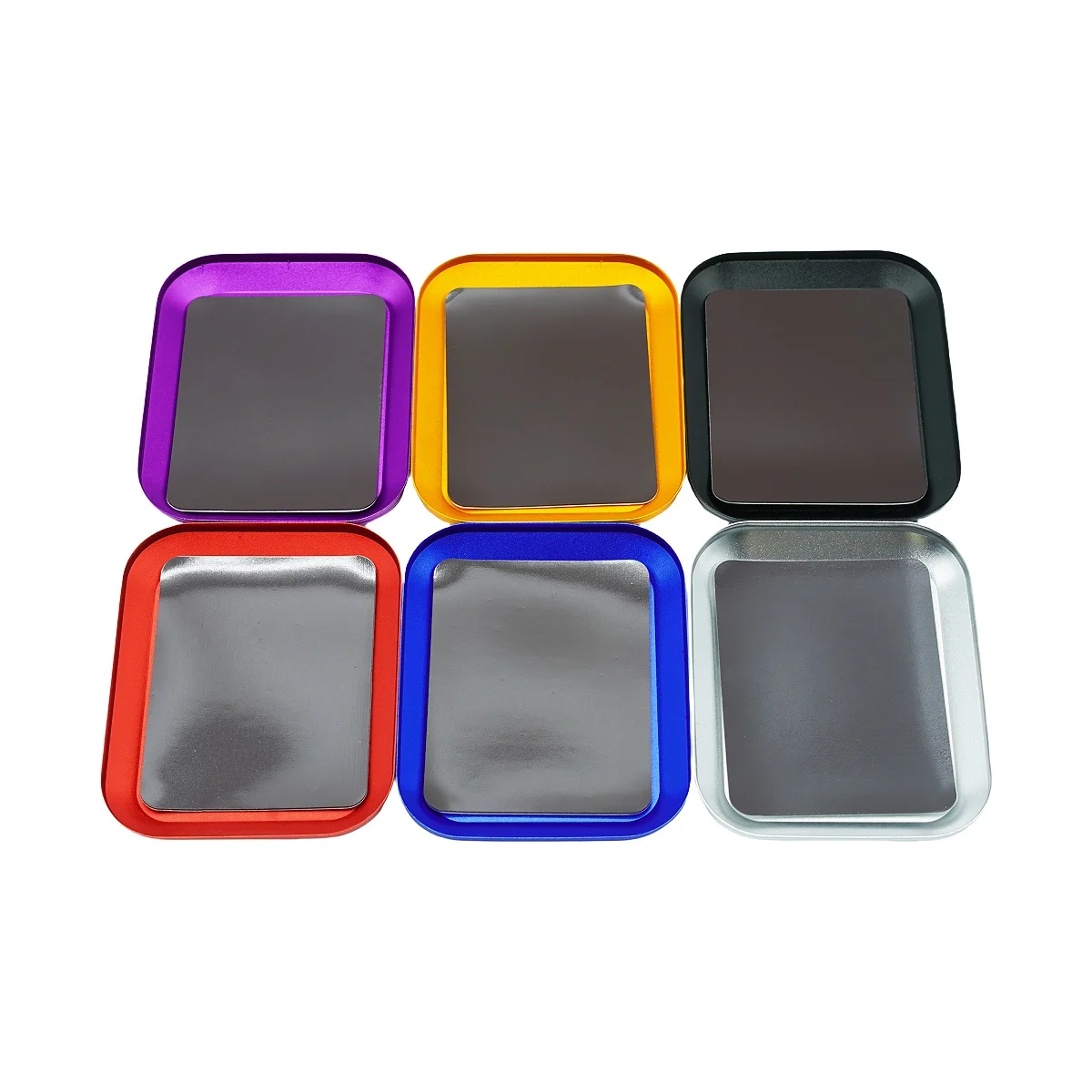 

1 шт., 7 цветов, 10,5x8,6 см, магнитная пластина для стоматологической лаборатории, алюминиевый сплав для ортодонтического кронштейна и инструментов из нержавеющей стали