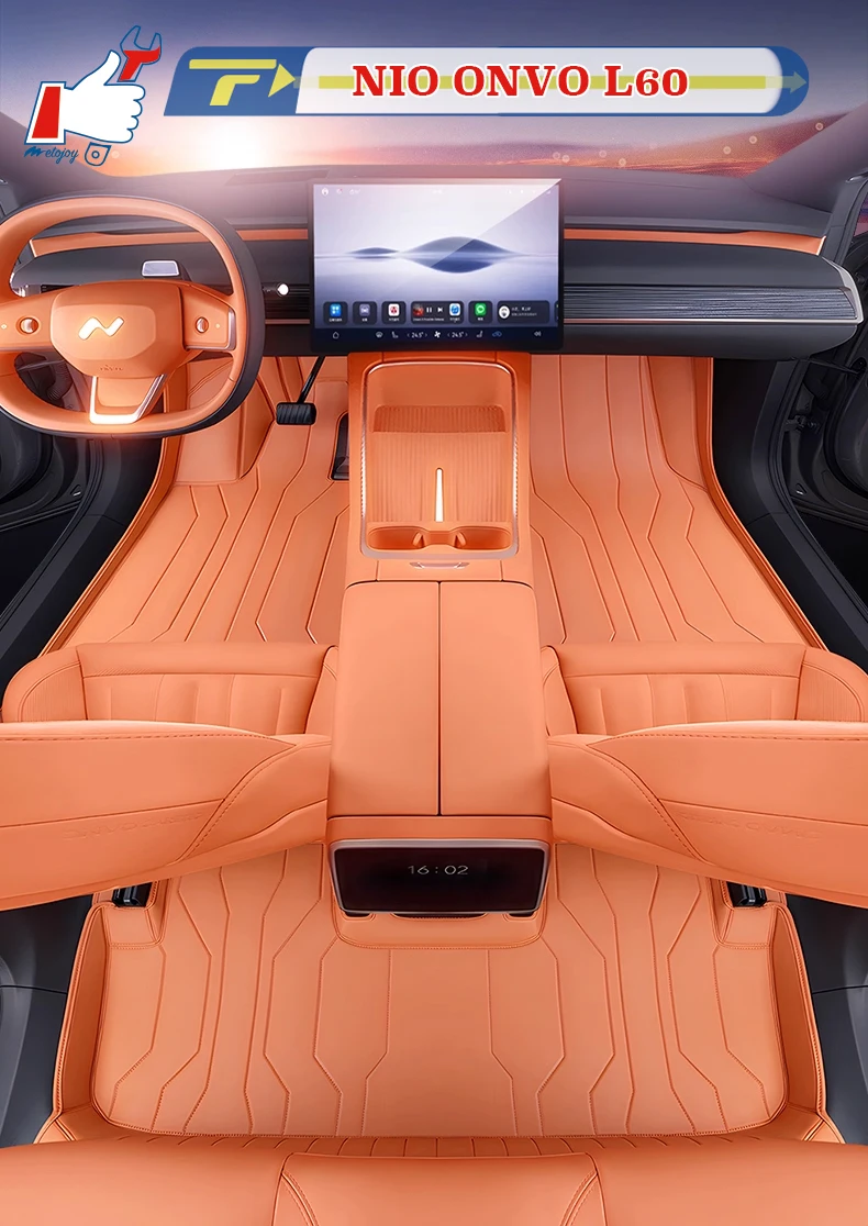 

Left-hand Drive Car Floor Mat For NIO ONVO L60 2024 Full-Surround Foot Mat Mat Floor Liner Floor Carpet Water-proof Mat