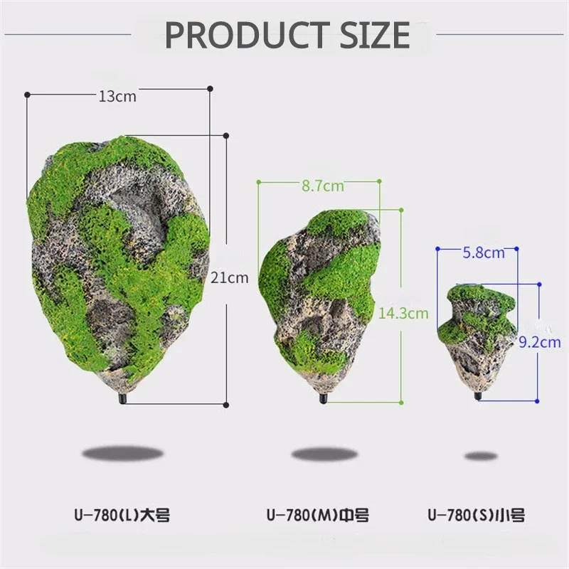 Floating Rock Suspended Artificial Stone Aquarium Decor Fish Tank Decoration Floating Pumice Flying Rock Ornament