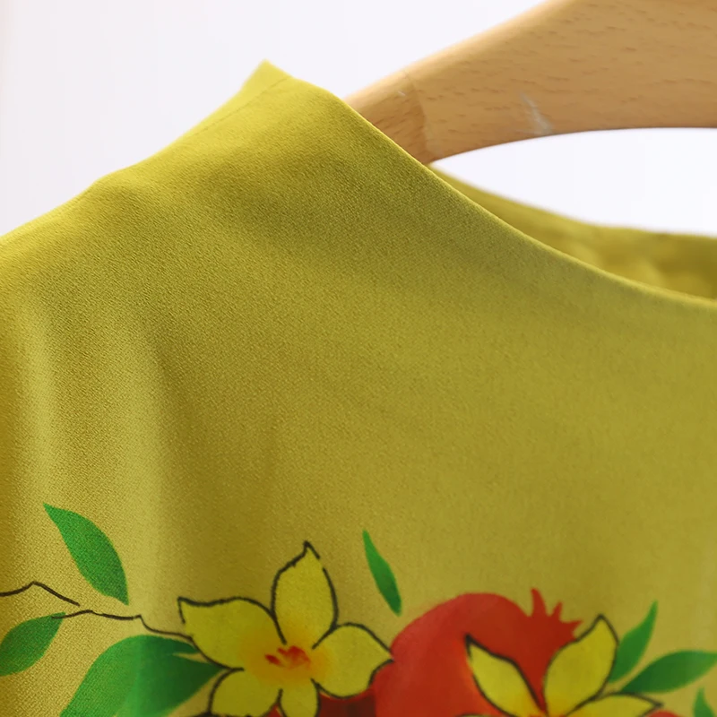 Faionable floral solto redondo ne nove sve camiseta feminina outono novo sle commute sle fibra de poliéster 00%