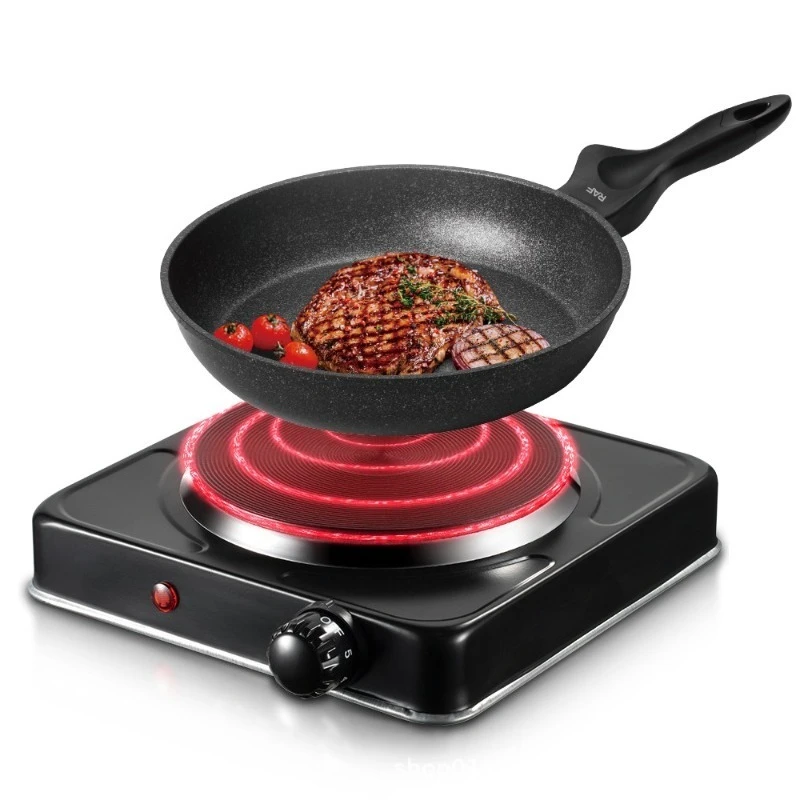 Single Burner Electric Hot Plate Mini Household Multifunctional Electric Stove Portable Cooking Heater