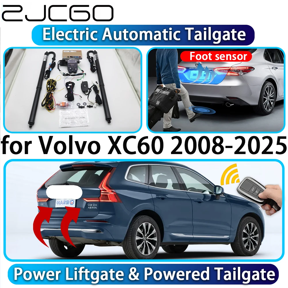 

ZJCGO for Volvo XC60 2008-2025 OEM Automatic Power Liftgate Powered Tailgate Intelligent System Car Trunk Lift Control Kit