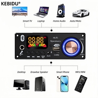DC 12V 160W 80W Amplifier Bluetooth MP3 Player Decoder Board FM Radio TF USB 3.5mm AUX Module Bluetooth Receiver Car kit Audio