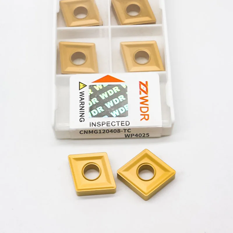 

CNMG120408 TC WP4025 CNC Lathe Carbide inserts External Turning Tools for Steel CNMG High Quality Blade Cutting tool