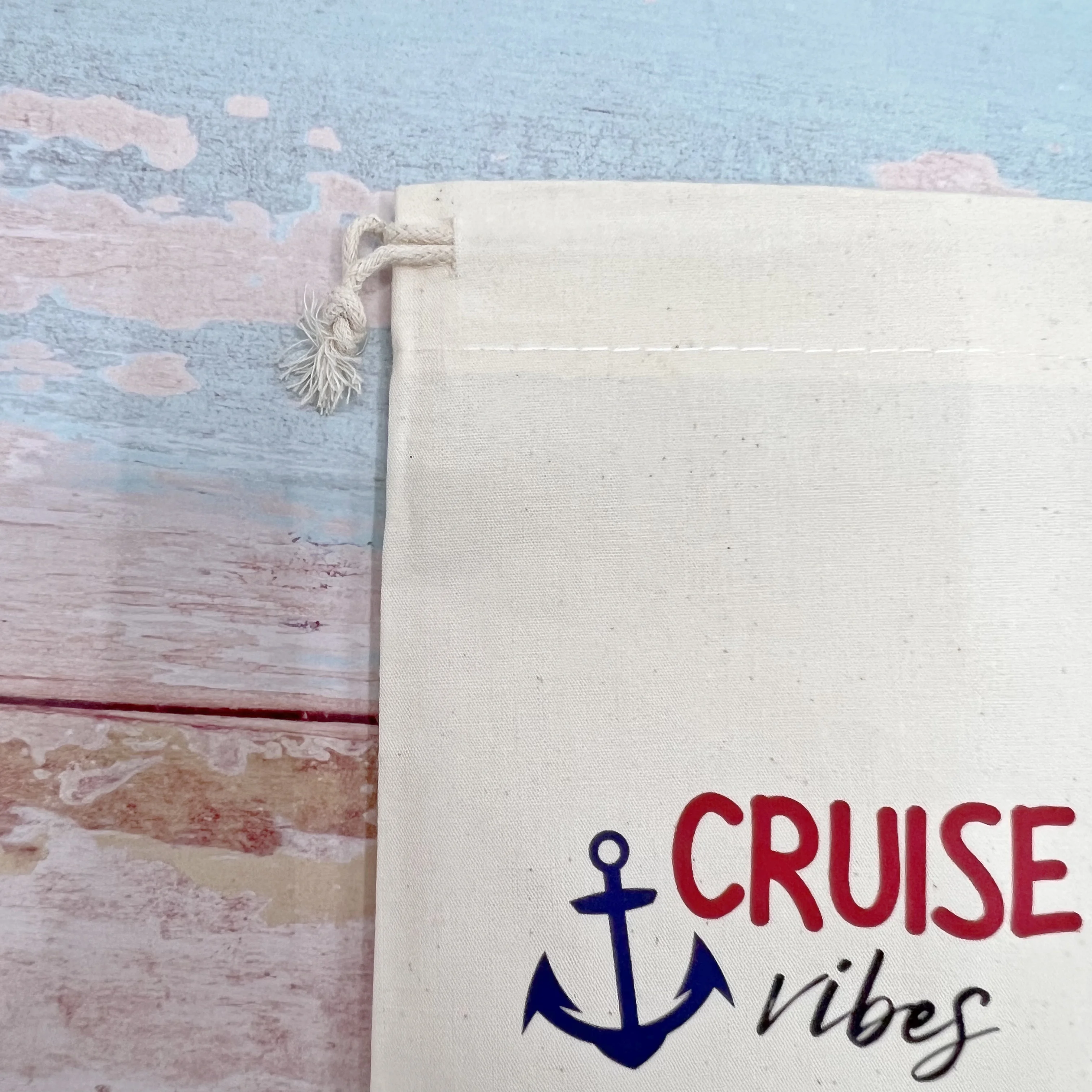 10PCS/LOT Cruise Squad Party Favor Bags Ocean Cruise Vacation Giveaway Bags Bachelorette Party Bag Nautical Cruise Squad Favor