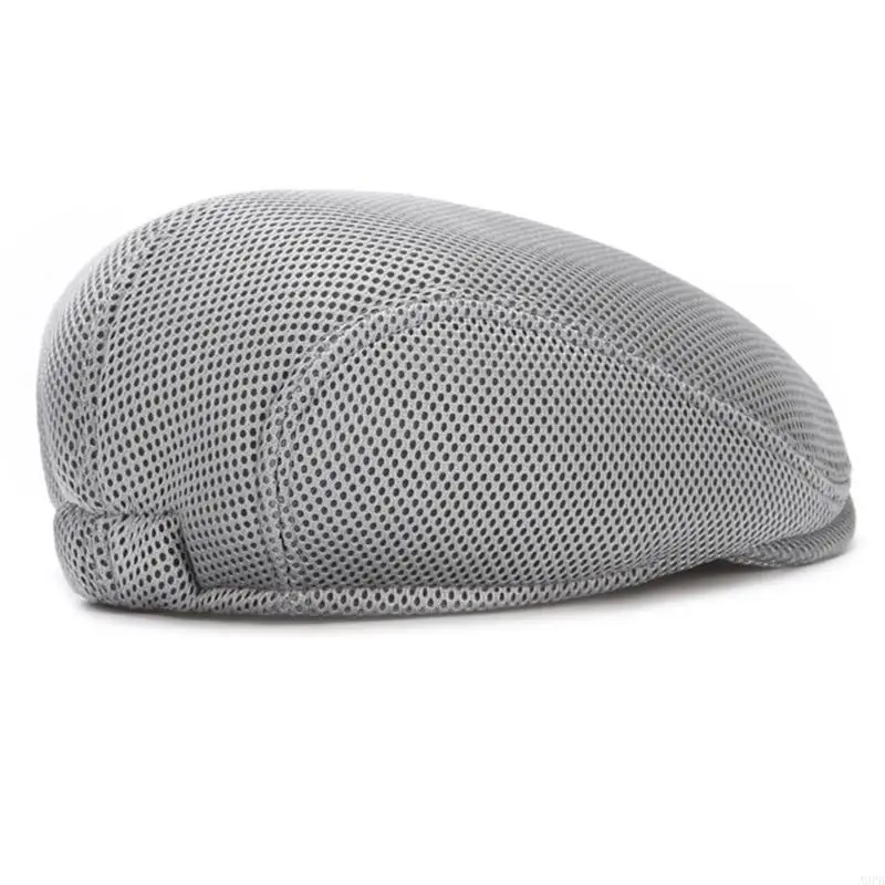 قبعة بيسبول شبكية أنيقة للاستخدام في الهواء الطلق قبعة الشمس للكبار قابلة للتنفس وقابلة للطي #5