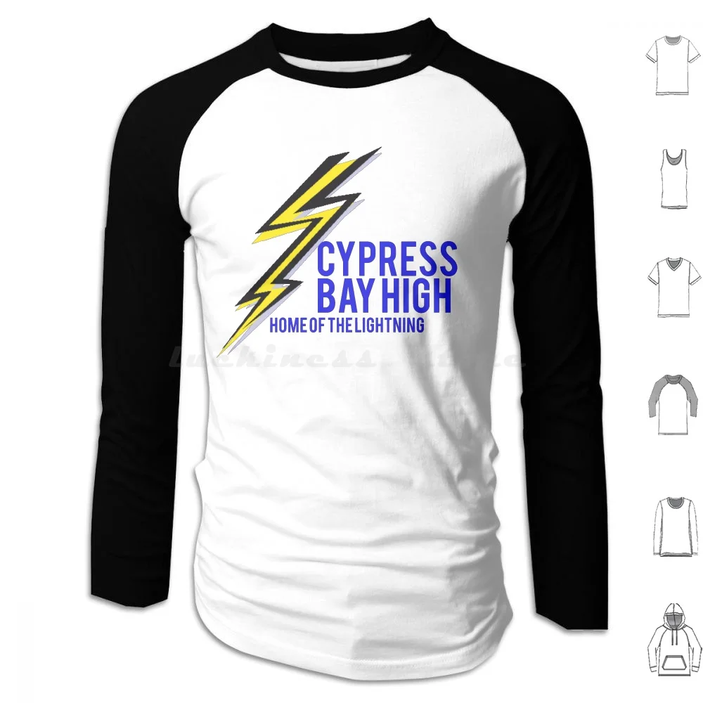 Cypress Bay High School Hoodies Lange Mouw Weston Florida Fl Cipres Bay Cipres Bay High School Cbhs Cipres