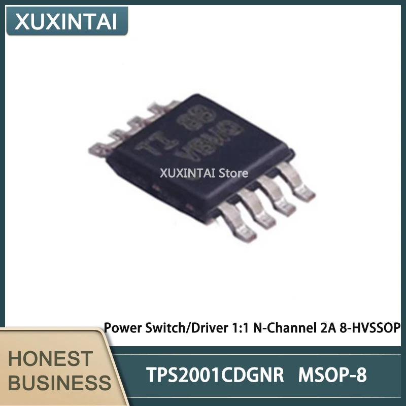 20Pcs/Lot  New Original TPS2001CDGNR TPS2001 Power Switch/Driver 1:1 N-Channel 2A 8-HVSSOP