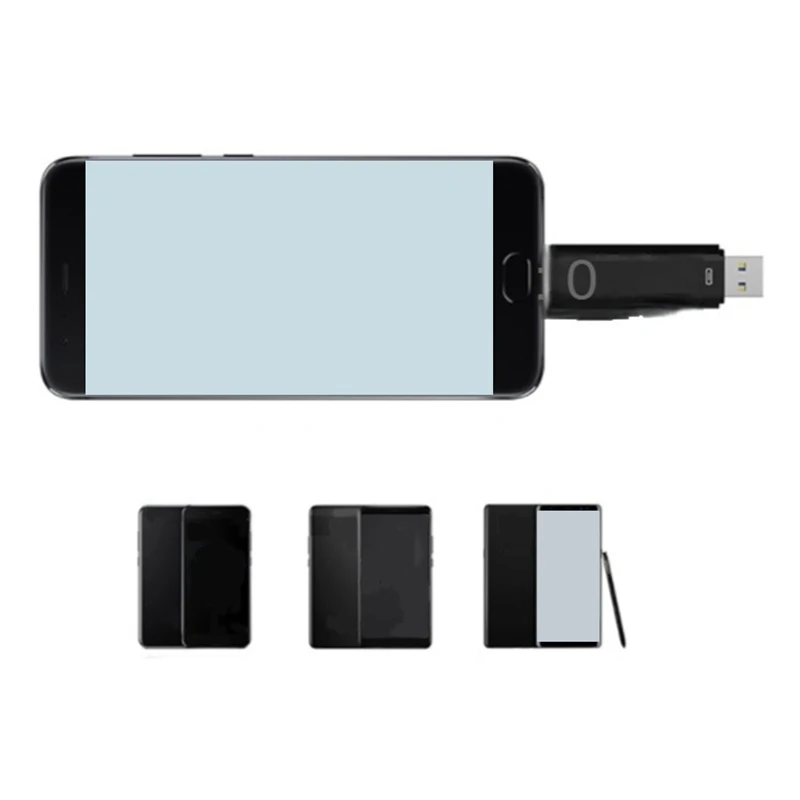 Memory Card Reader Adapter, Acessórios do Telefone Móvel, 5 em 1, USB 2.0, Tipo C, Micro USB, TF, SD, OTG
