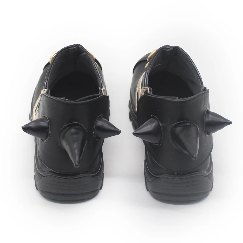 Magiczna Gra Cosplay Rivali Buty Botki Superbohater Halloween Karnawał Czarne Buty Szyte na Miarę