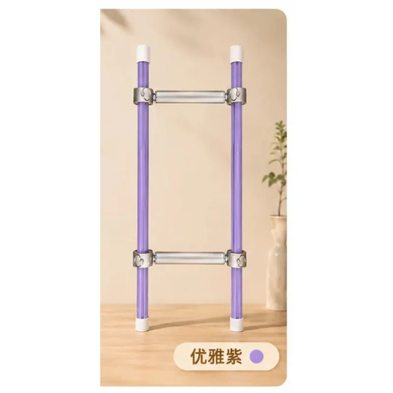 Sliding side rod cross stitch ring T stretch triangular cloth pressing rod aluminum alloy M stretch
