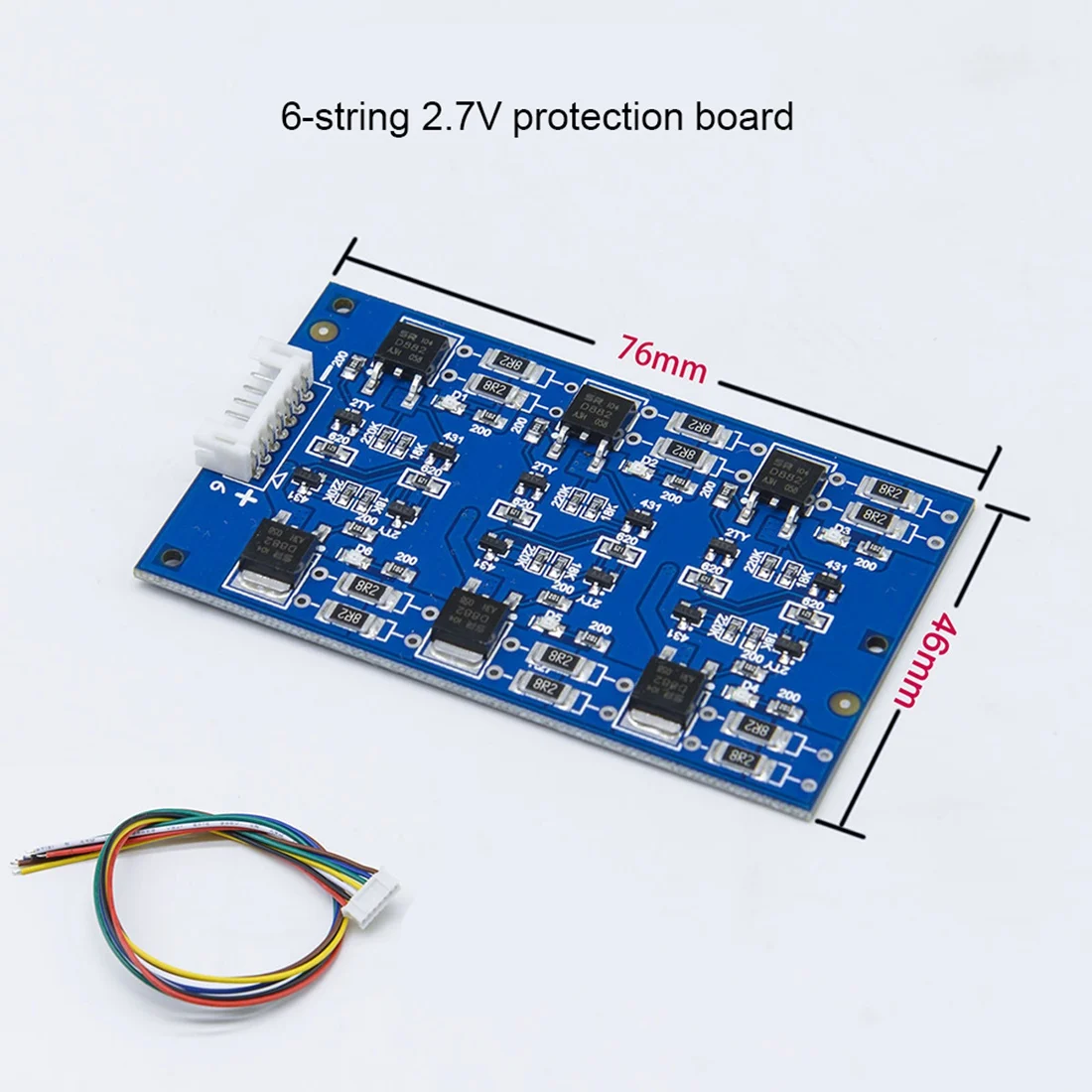 2.7V/16V LTO 6S Balance Board Equalization Circuit Lithium Titanate Battery/Super Farad Capacitor Protection Board