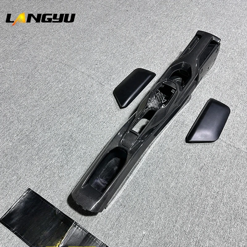 For LANGyu Modification Interior Accessories SF90 to SF90XX Dry Carbon Fiber Center Console Saddle for Ferrari SF90