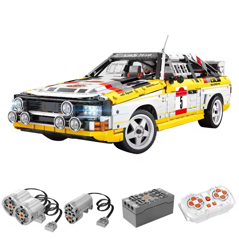 3887Pcs MOC Technical Remote Control Sports Car S1 Building Blocks Bricks Model Assembling Toys for Children Birthday Gift