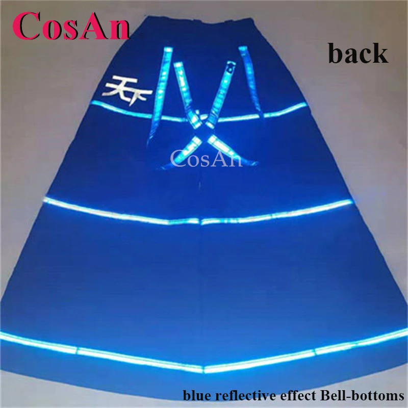 

CosAn Three Circle Straight-Legs And Bell-Bottoms AUS Pants Melbourne Shuffle Ghost Dance Pants Fashion Reflective Trousers New