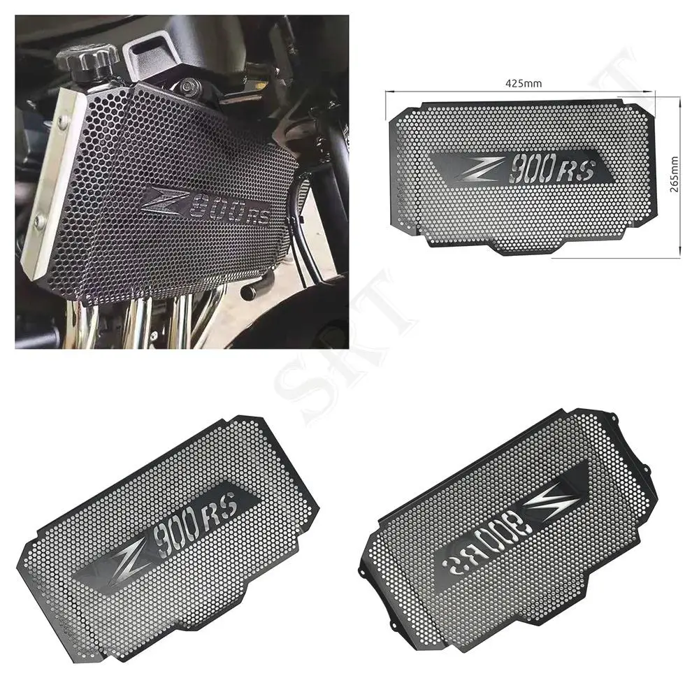 

Fit For Kawasaki Z900RS Cafe Motorcycle Accessories Engine Radiator Grille Guard Cooler Protector Cover Z900 2017-2024