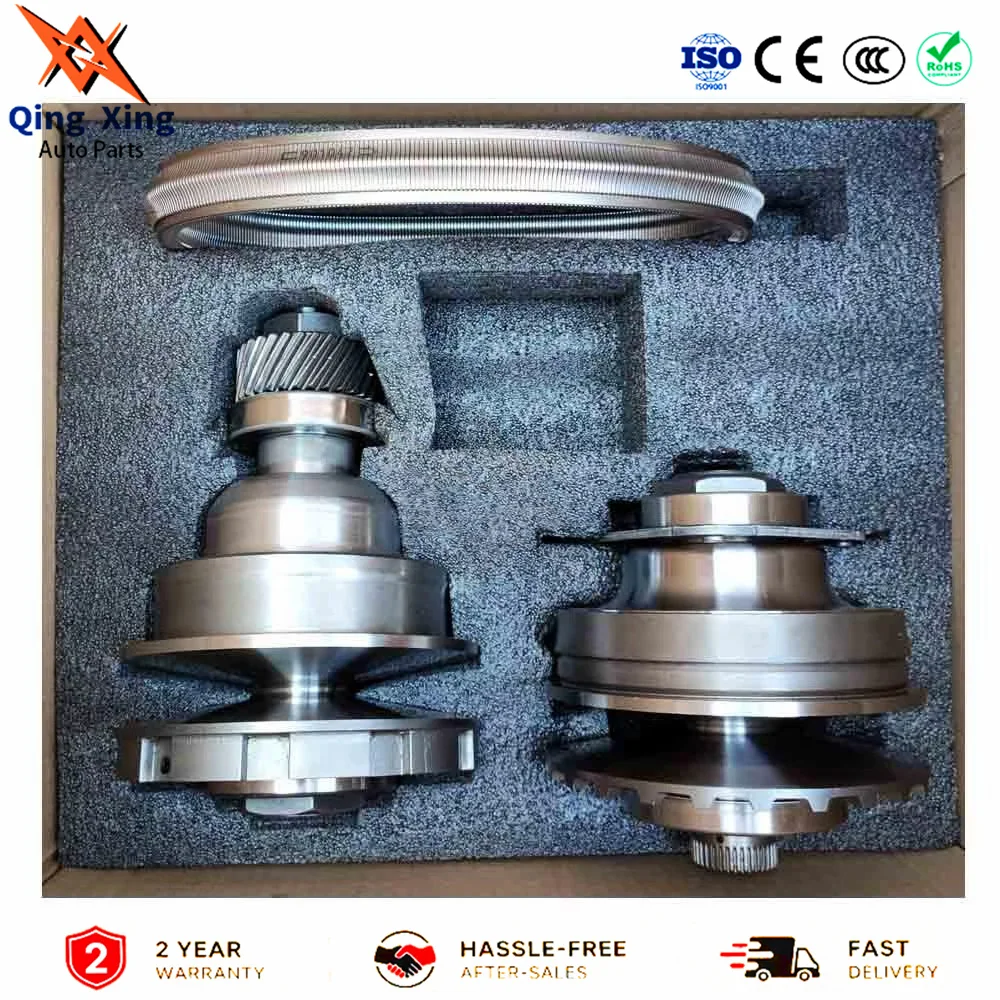 JF011 JF011E RE0F10A Continuously Variable Transmission Pulley Block with Chain 901066 901047 for Nissan Mitsubishi