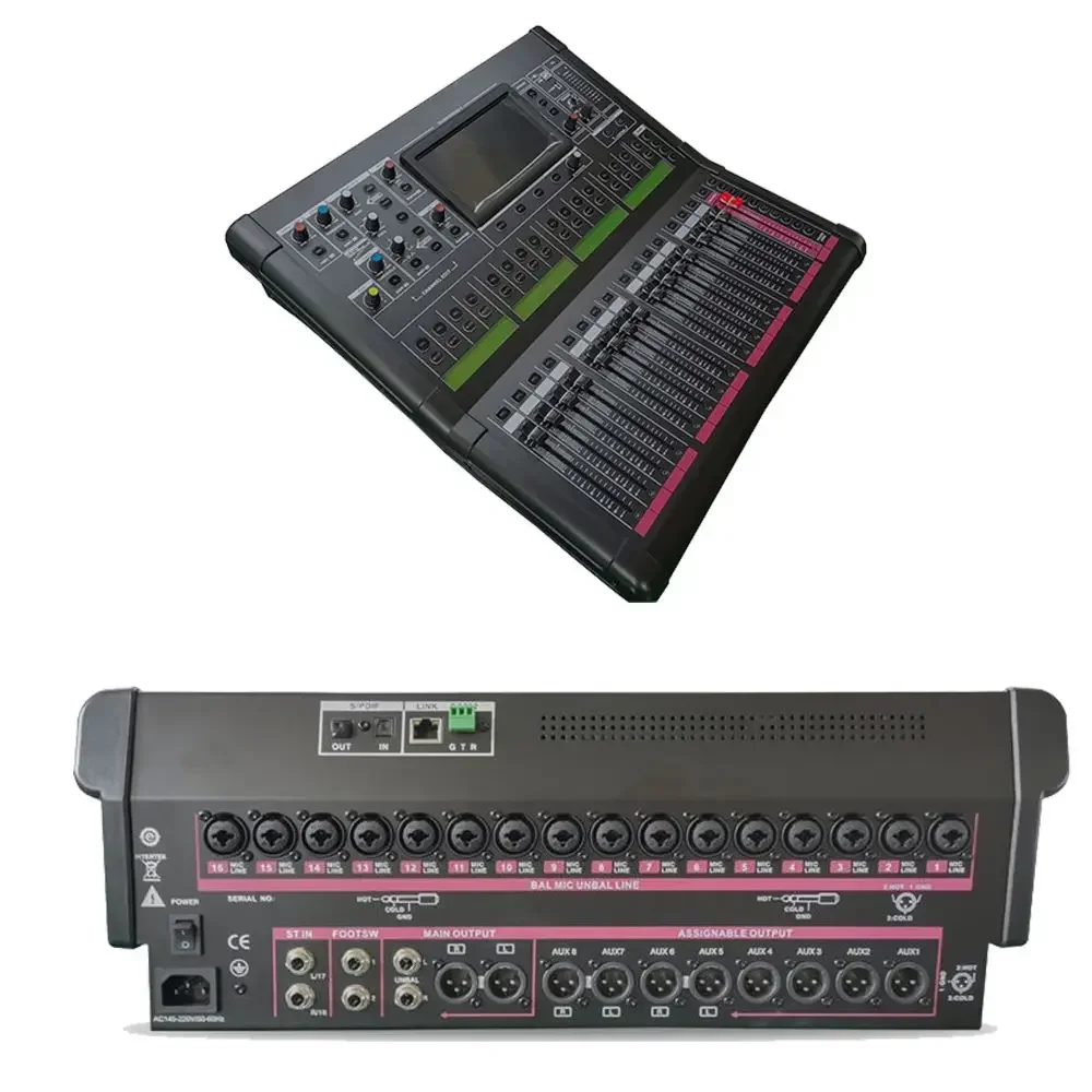 

TLF D20 Karaoke Amplifier Mixer Sound System Console Mixer Professional Audio Sound Card Mixer