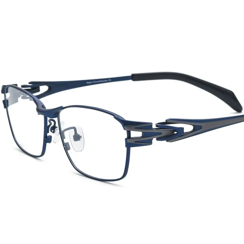 

Belight Optical Japan Design Sports Business Pure Titanium Full Rim Frame Men Prescription Eyeglasses Eyewear 185764