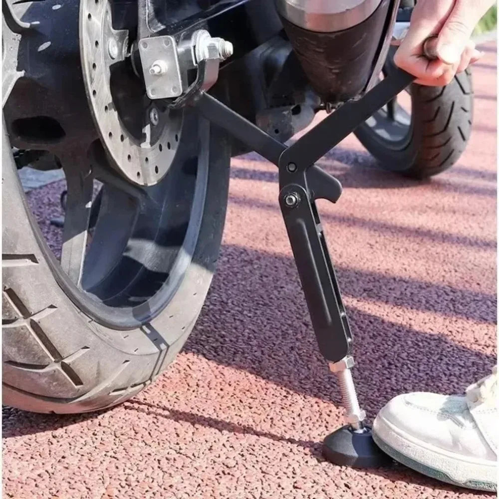 New Motorcycle for Wheel Support Side Stand Paddock Stable Repair and Maintenance Parking Support Tool Folding Portable Labor