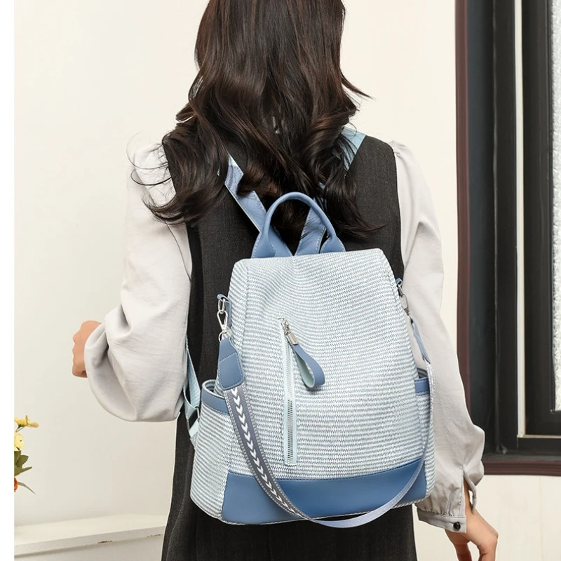 2026 New Fashionable High Quality Large Capacity Leisure Versatile Travel Bag for Women, Colorful and Fresh Versatile Backpack